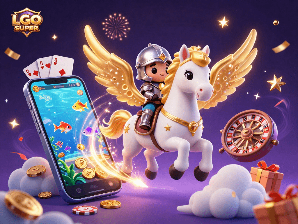 Experience the thrill of LGOSUPER's fish shooting game with vibrant graphics and exciting gameplay.