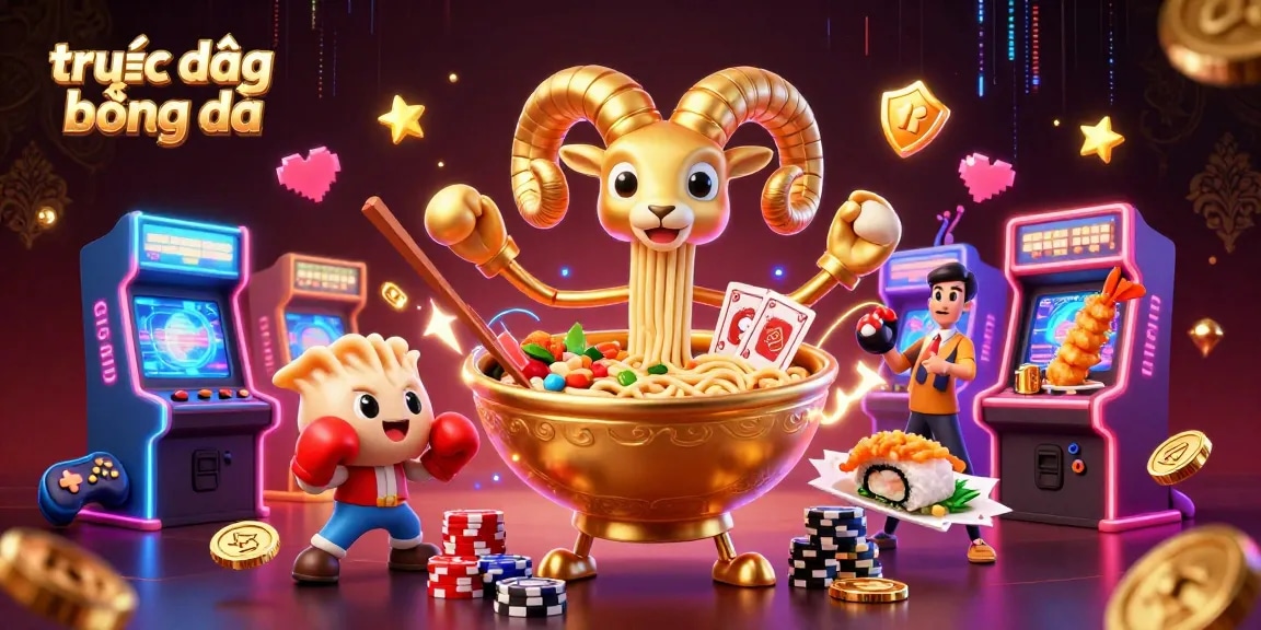 Engaging scene of trực tiếp bóng đá action with vibrant characters and dynamic gaming elements.