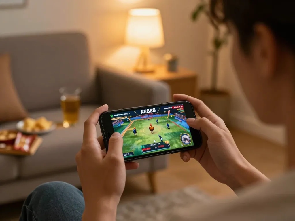 Engage in live rooster fights on AE888 using your smartphone for exciting online gaming experiences