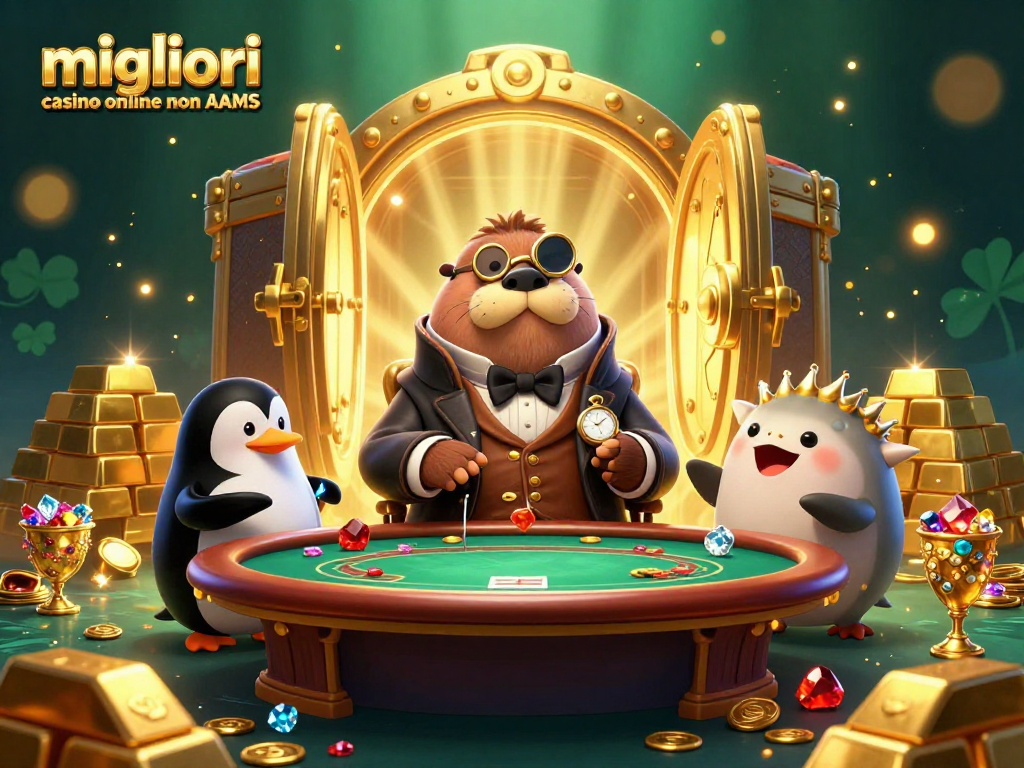 Gioca nei migliori casino online non AAMS con un tricheco gentiluomo al tavolo di poker sottomarino.
