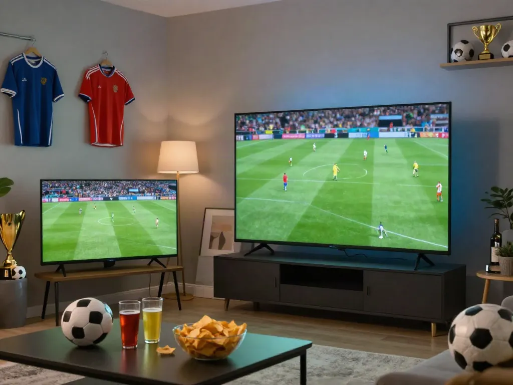 Experience the excitement of live soccer streaming at https://thapcamtv.ac/ in a cozy home setting.