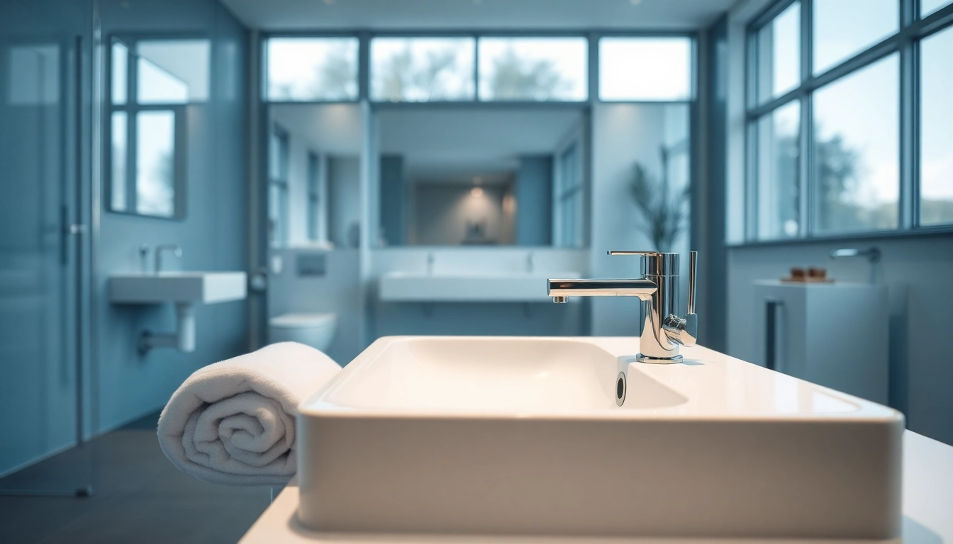 Installations von sonni sanitär im modernen Bad-Design zeigen Eleganz und Funktionalität.