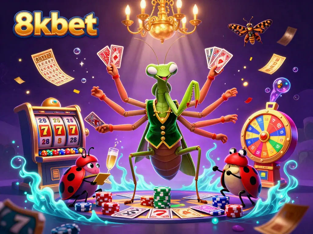 Engage in thrilling gameplay at 8xbet with vibrant slot reels and dynamic visuals.