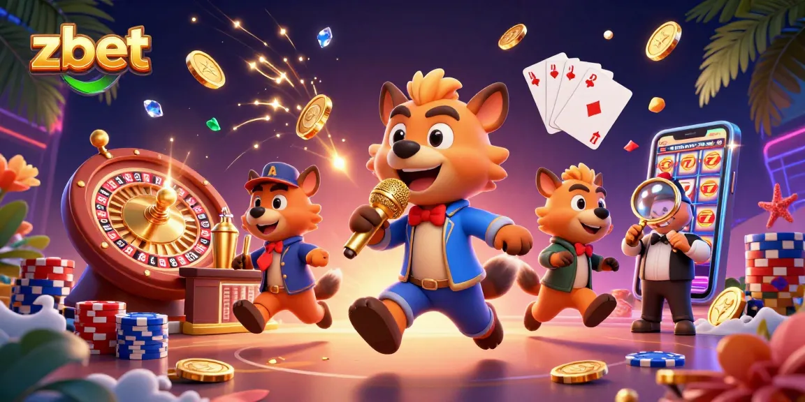 Experience excitement at zbet with hyenas running a comedy casino club featuring drinks, jokes, and gaming elements
