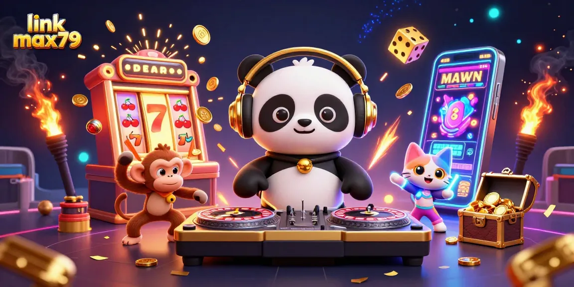 Experience the excitement of gambling with link max79 featuring a DJ panda and glowing elements. Join the fun!