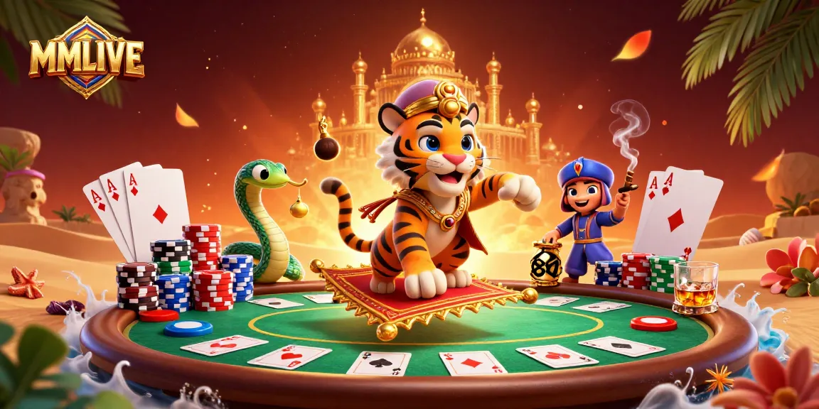 Experience thrilling MMLIVE gameplay with our vibrant 3D illustration of live streaming action.