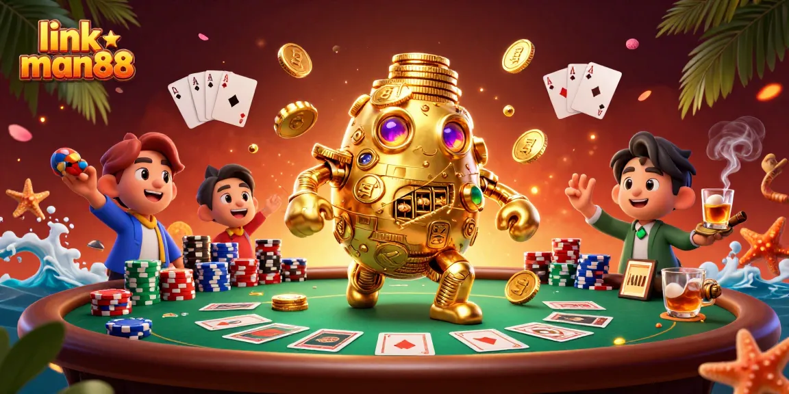 Experience thrilling gameplay with link man88 as golden golem and poker elements enrich the casino adventures.
