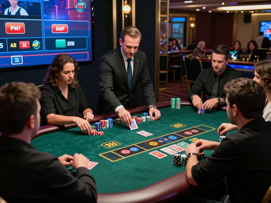 Players engaging in an interactive fun88 live dealer game with immersive gameplay atmosphere