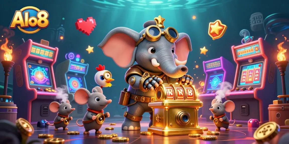 Alo8 offers gamers a vibrant casino experience with engaging 3D visuals and dynamic slot machine gameplay.