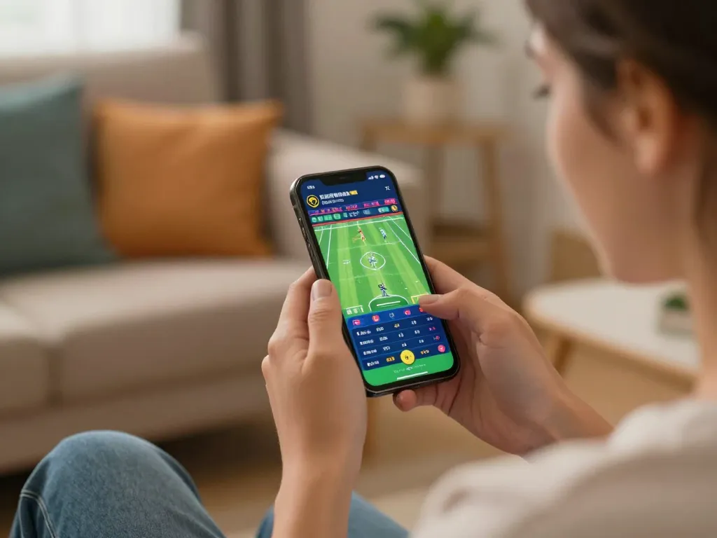 Active betting on https://j188.store/ from a mobile app, showcasing live sports excitement and user engagement.