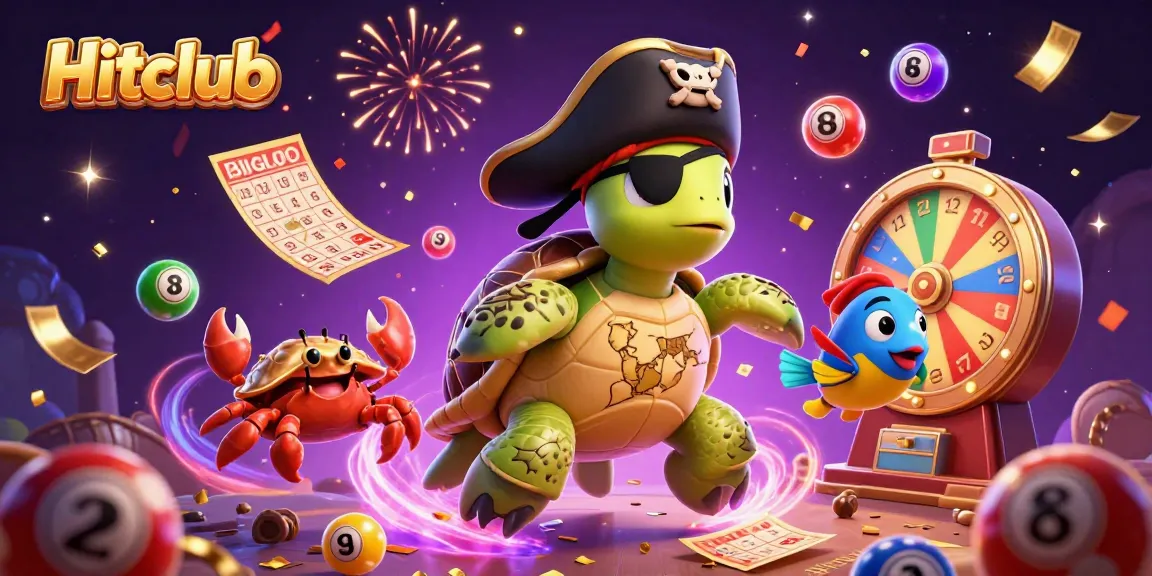 Experience the excitement of Hitclub with lively lottery elements and vibrant 3D characters.