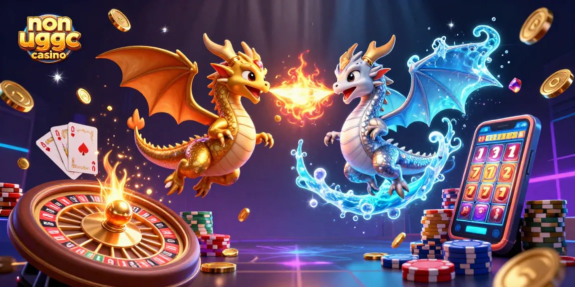 Experience the thrill of non ukgc casino gaming with captivating dragons and dynamic casino elements.