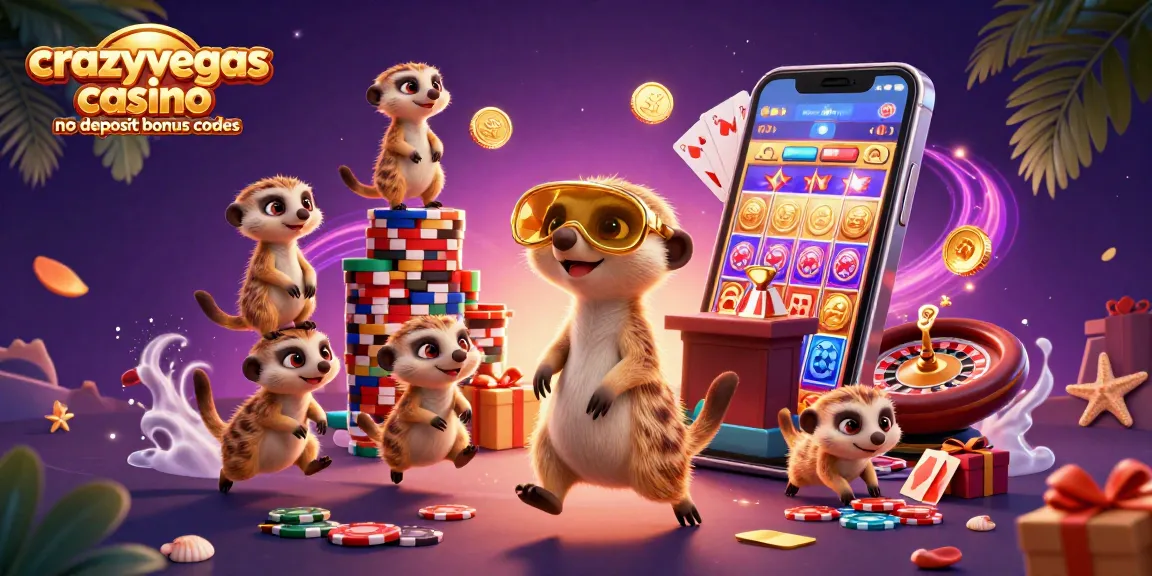 Experience fun at the crazyvegas casino no deposit bonus codes scene with meerkats managing the casino.