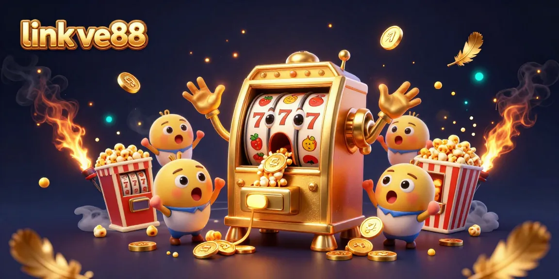 Spin big wins at link ve88 with a lively 3D slot machine and cheering characters!