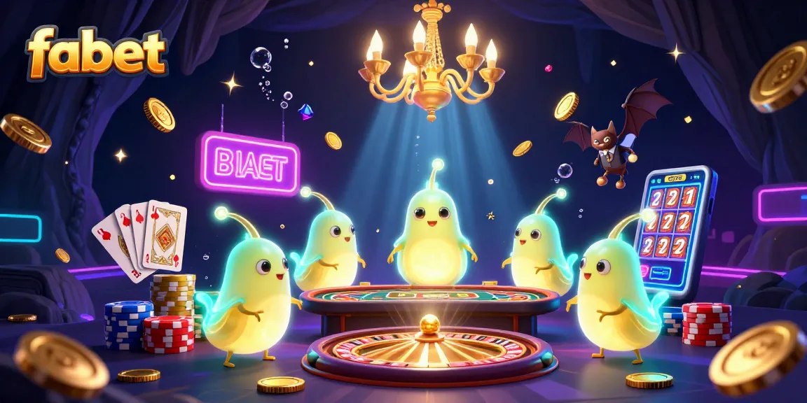 Play and win at fabet's vibrant cave casino with lively glowworms and dynamic game elements.