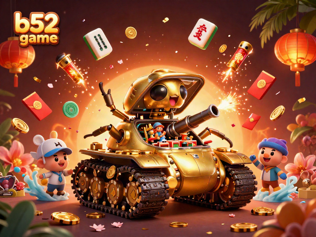 Win big with b52 game in a vibrant, interactive casino scene showcasing unique elements.