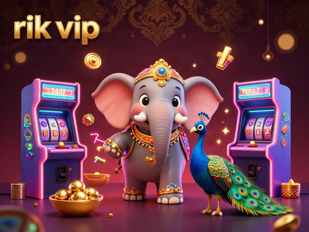 Engage in thrilling gameplay at rik vip with colorful arcade elements and a festive ambiance.