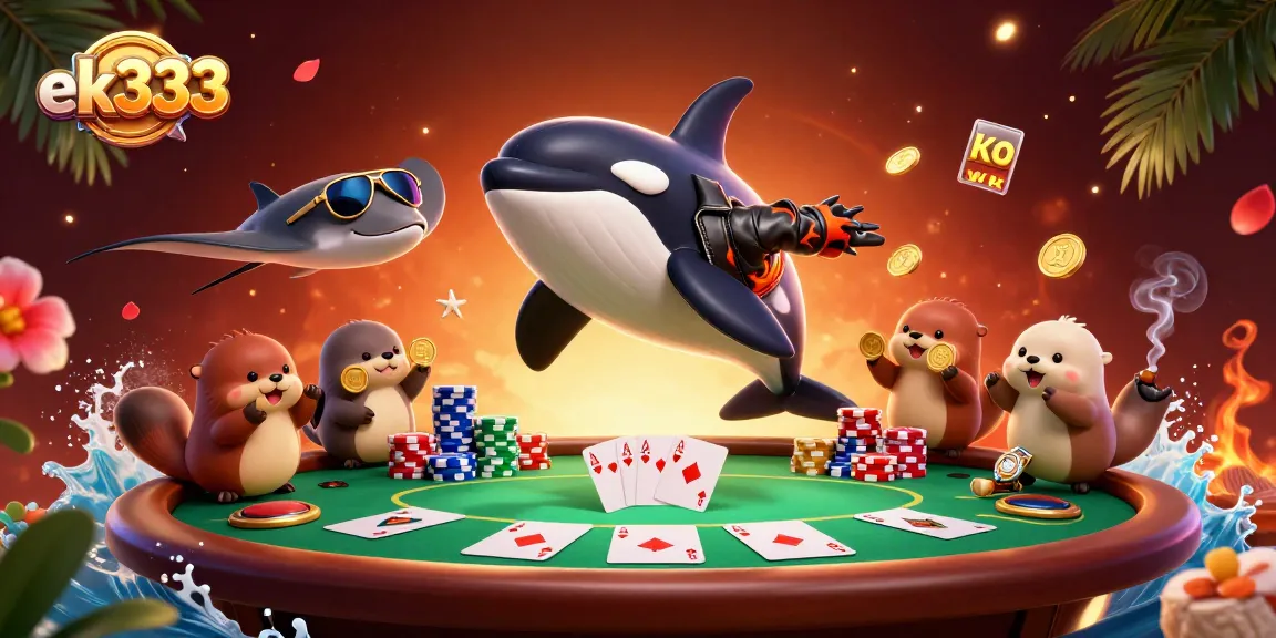 Engage in thrilling ek333 casino gameplay with dynamic characters and exciting poker elements.
