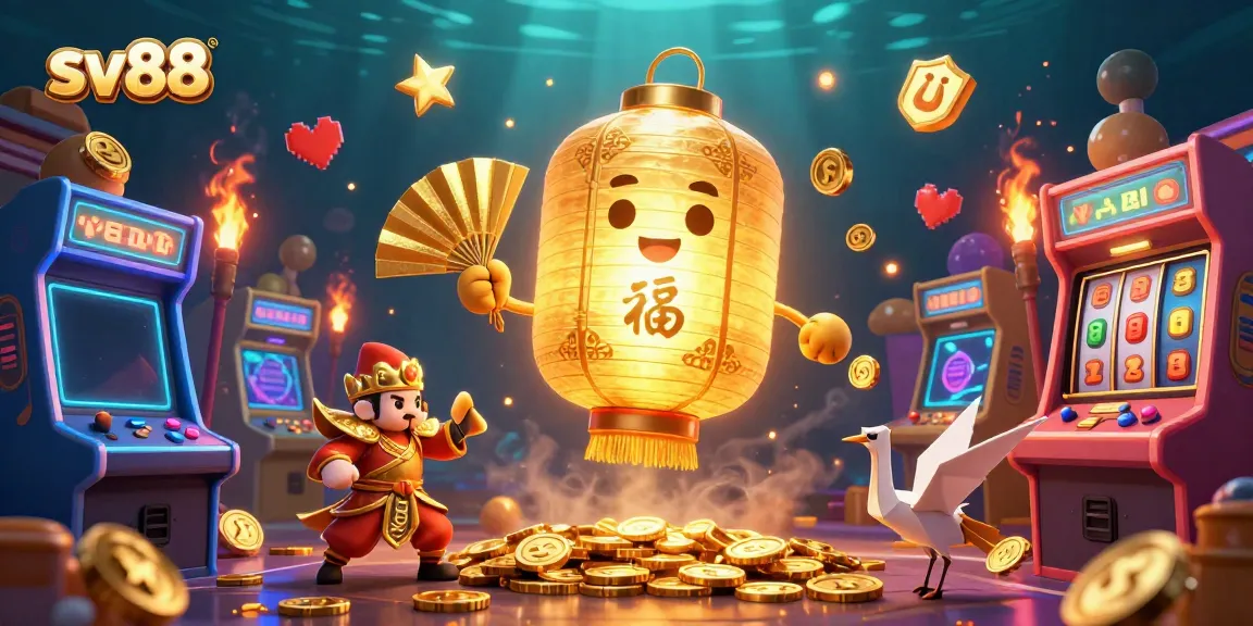 Experience the excitement of sv88 with golden lantern spirits and dynamic casino elements.