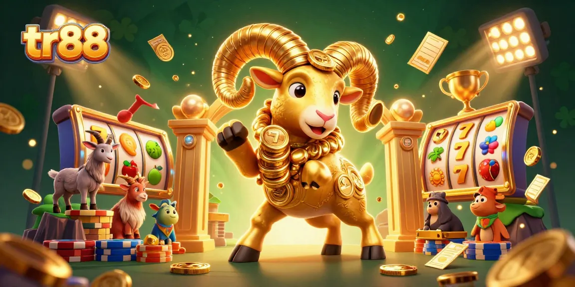 Experience thrilling gameplay at tr88 with a dynamic illustration of casino excitement and winning moments.