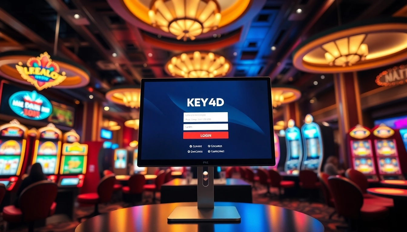Masuk ke KEY4D LOGIN dengan antarmuka permainan kasino modern yang mengasyikkan.