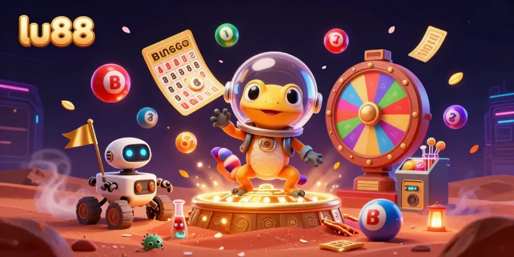Experience thrilling wins at lu88 with a vibrant Martian casino adventure bursting with excitement.