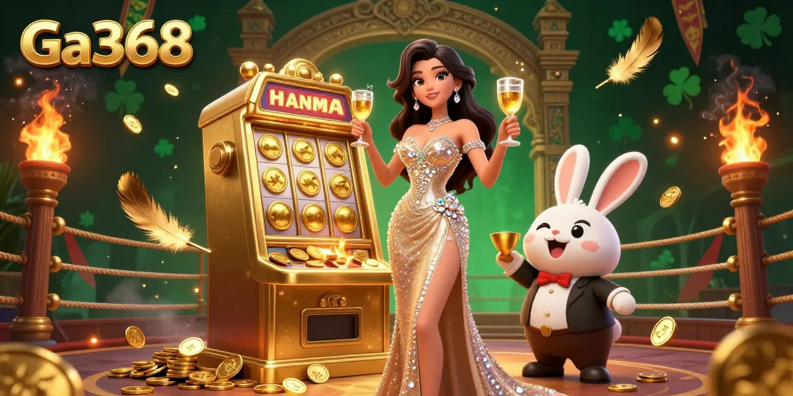 Engage with Ga368's vivid online cockfighting experience at the grand jackpot, celebrating winnings!
