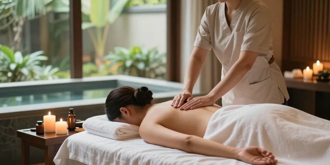 양주출장안마 at a luxury spa with soothing ambiance and professional massage.