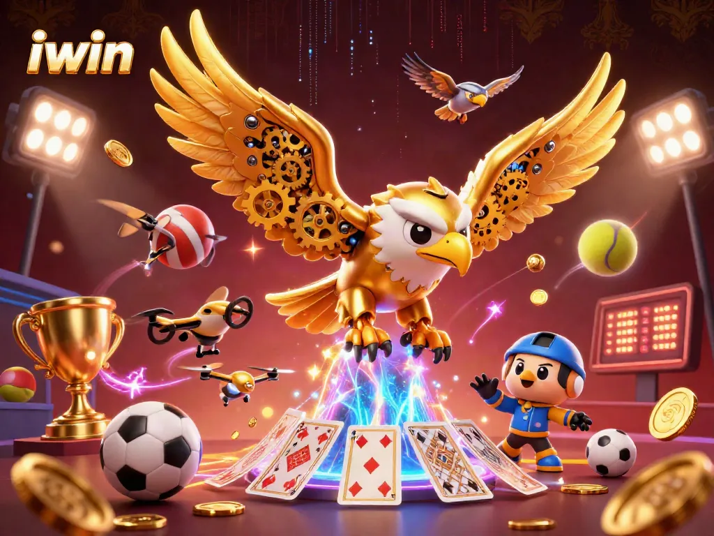 Engage in thrilling gameplay with iwin featuring vibrant digital casino elements and dynamic sports action.
