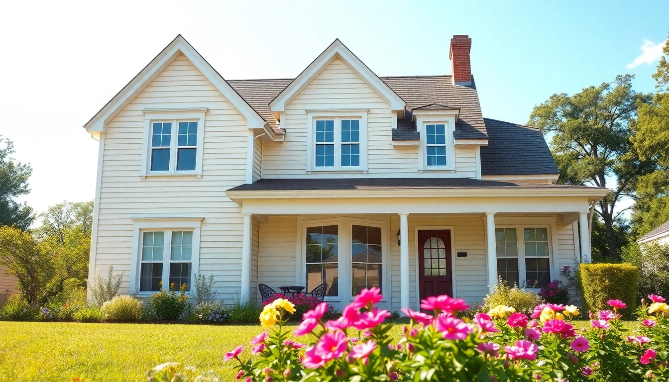 Beautiful colonial addition enhancing a home's charm with traditional elements.