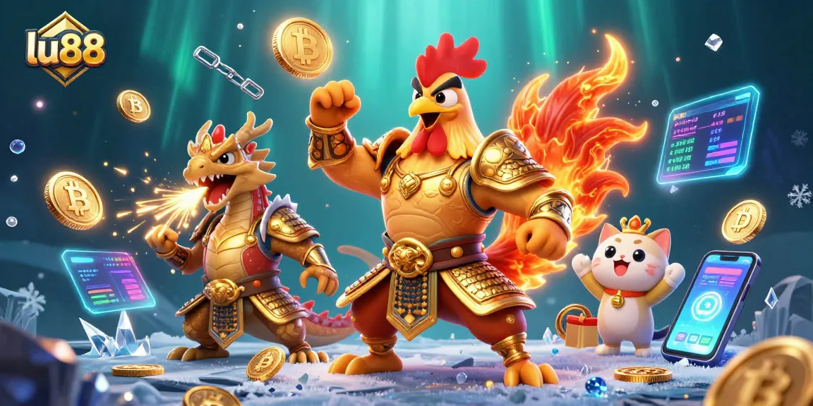 Engage in thrilling casino action with lu88’s vibrant 3D characters and crypto elements!