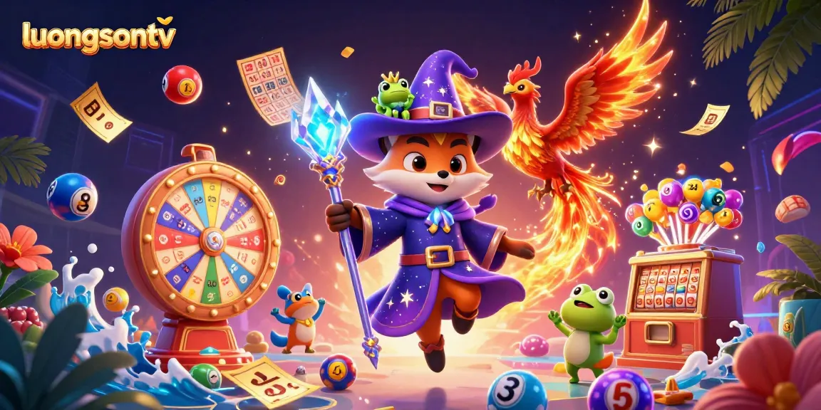 Experience dynamic gambling with luongsontv's enchanting wizard fox and vibrant game elements.