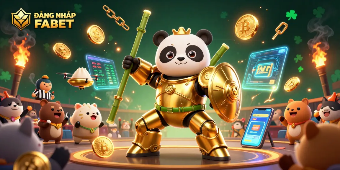 Join the thrill of ĐĂNG NHẬP FABET as engaging characters battle in a sparkling casino scene.