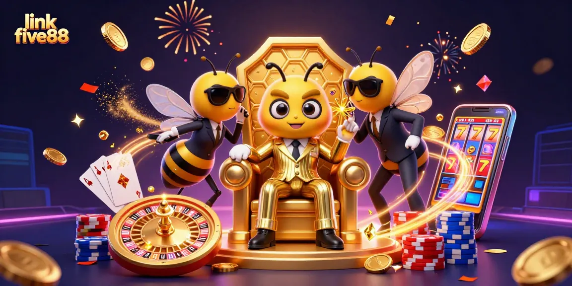 Experience link five88 with exciting visuals of casino elements and enchanting characters!