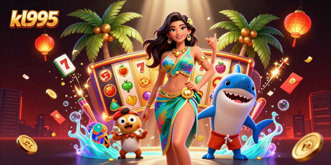 Engage with kl995 at a vibrant online casino featuring dynamic games and celebratory elements.