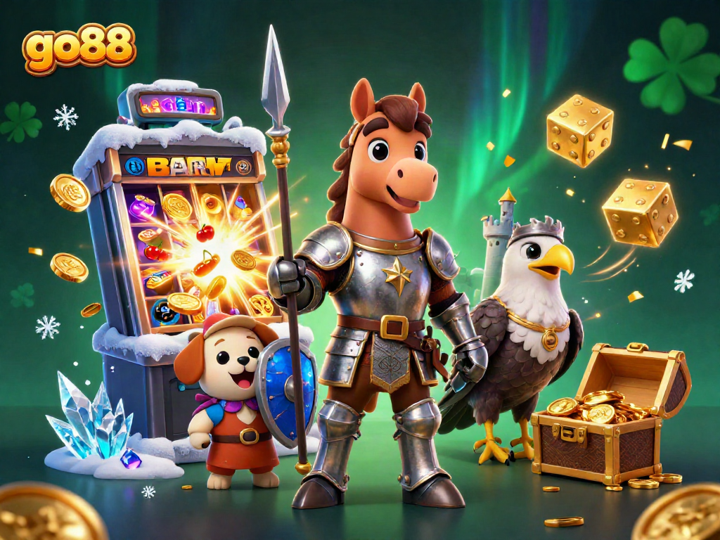 Experience thrilling wins at go88 with a vibrant, dynamic casino scene bursting with rewards.