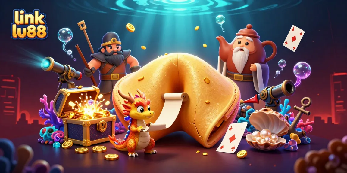 Join the excitement with link lu88 as the golden fortune cookie reveals winning strategies and dazzling treasures in a vibrant casino world.
