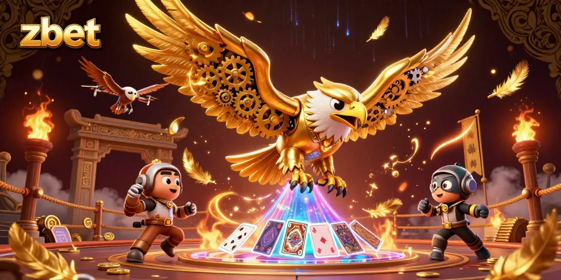 Experience the thrill of zbet with a dive into holographic cards and gold coins.