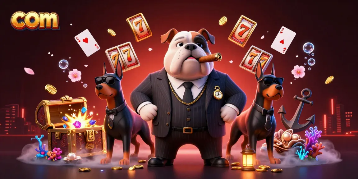 Engage in thrilling casino action with com featuring a mafia bulldog and dynamic slot elements.
