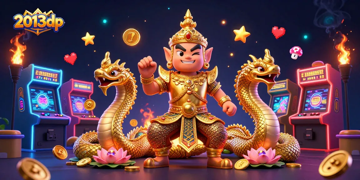 Spin the reels at 2013dp with lively icons and animated characters in this vibrant casino scene