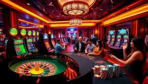 Experience the thrill of sv368 - nhà cái uy tín số 1⃣ châu á sv368 with vibrant casino scenes and exciting gameplay.