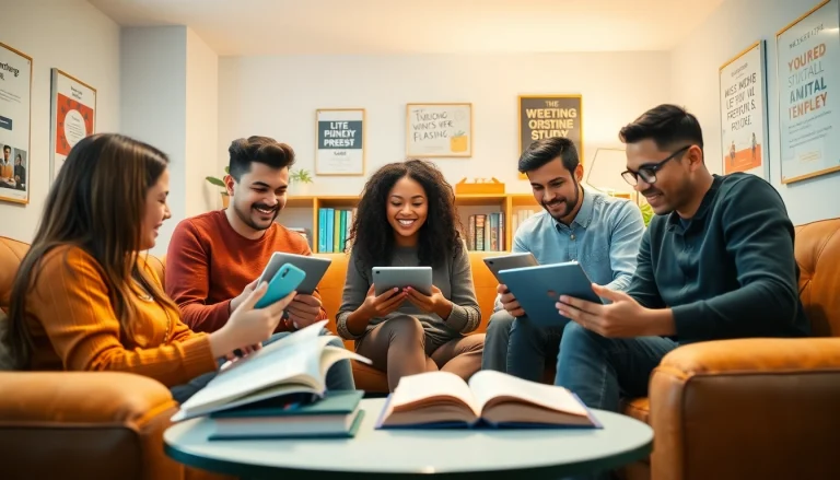 Engaging study setup showcasing alternatives to traditional exam prep methods in a bright, collaborative environment.