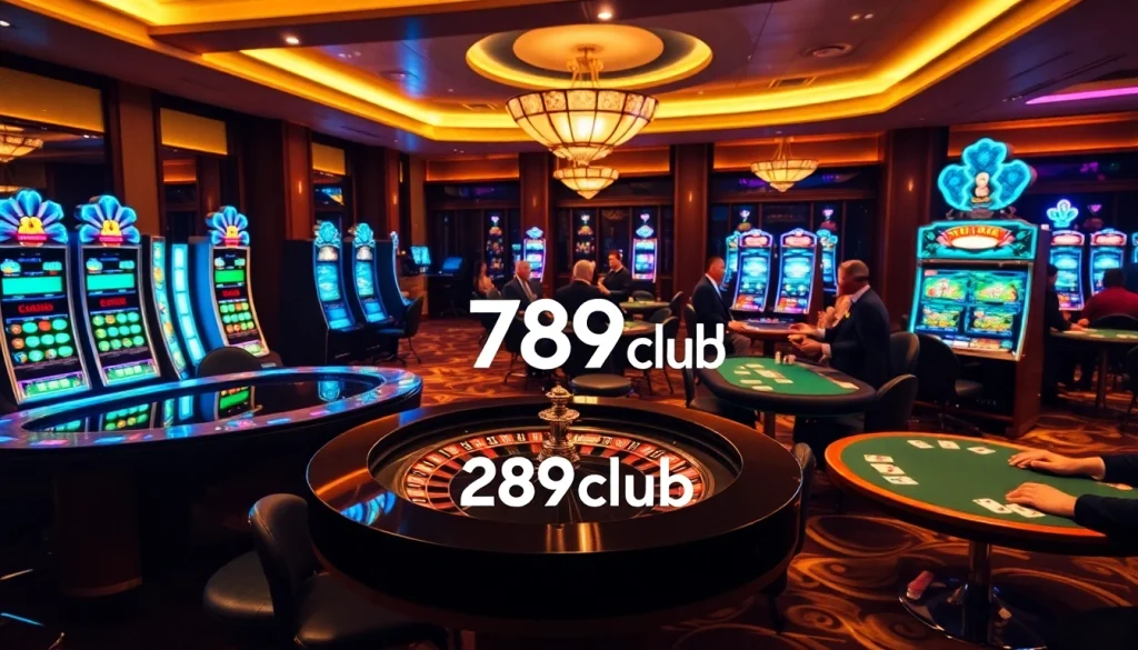 Players enjoying exciting games at 789club casino, capturing the thrill of online gambling.
