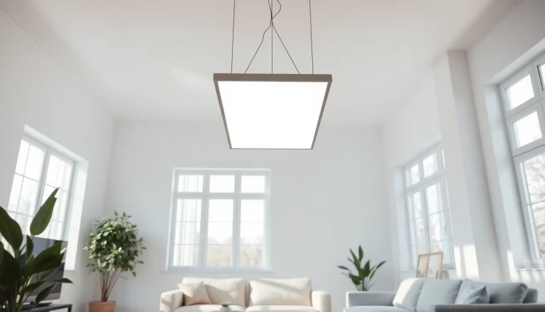 Illuminate your space with a stylish square light fixture enhancing modern ambiance.