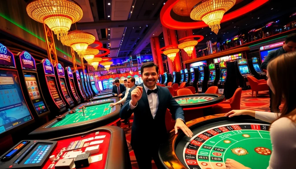 Engaging players enjoy BK33's immersive online casino experience with exciting games and vibrant visuals.