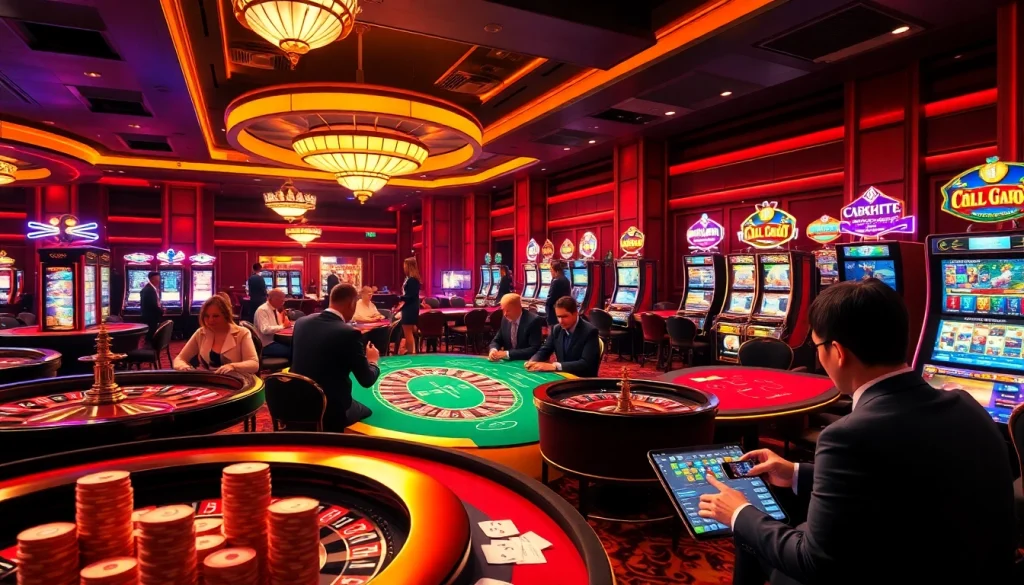 Experience thrilling gaming at https://cm88seo.com/ with poker tables and roulette wheels in a luxurious casino.